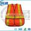 Hi Visibility Reflective Fluorescent green Security adjustable Vests
