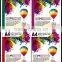 Manufacturer for High Quality 220g Dual Side Matte Color Inkjet Photo Paper With Competitive Price