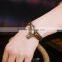 Mental Elephant decoration Nylon Weave handmade ceramic bead bracelet