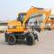 XINIU SMALL MINI WHEEL EXCAVATOR X120-L