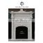 natural stone hand carved Chinese white marble fireplace mantel