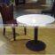 Acrylic soid surface Restaurant dining tables and chairs, artificial marble stone KFC table tops