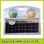 super bright 6500K rechargable solar led lamp solar home fishing light (JR-QP02)