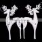 yiwu White 1pair Elk christmas ornament
