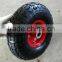 pneumatic rubber wheel 3.50-4 for hand trolley