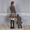 New style mother and daughter Plaid Dress