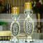 classic silver mosaic traditional candle holder for restaurant decor