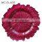 Handmade Wholesale Red Sea Sponge Glass Charger Plates for Wedding Decoration