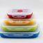 Kids Lunch Box Food Grade Material Microwave Heating Silicon Mess Tin