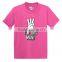 Wholesale new arrival girls custom screen printed t shirts