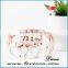Latest trendy style round shape resin pressed real dried flower bracelet