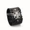 Genuine Leather Braided Bracelets with a Cross
