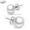 Cute Style 8.5-9mm Round Wedding Freshwater Girl With Pearl Earring Jewel