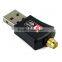2DBI Hi-Speed 300Mbps 802.11b/g/n USB Wifi Adapter dongle For Desktop PC Laptop Black
