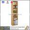 Beauty supply store bookcase wooden book shelf