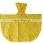 transparent rain ponchos /kids rain poncho/lovely printed kids poncho