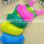 Hot Selling Colorful Baby Bibs, TPE Rubber Baby Food Feeding Pocket,Silicon Baby Bibs