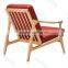 Hans Wegner Chair Wooden Lounge Chair #AWF34