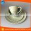 30pcs embossed hand paint disposable tableware for 6 persons