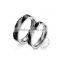 4-5MM Stainless steel mix color gun black ring fashion women ring wedding jewelry 6260485