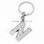 Crystal Key Chain in Shape of Letters "N"