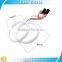 Multicolor auto bulds angel eyes head lamp with car led light angel eyes universal