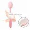 10pcs Hot Selling Beauty Tools Pink Oval Makeup Brushes