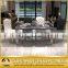Fancy Marble Top Dining Table Set Living Room Furniture