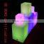 discount 40*40*40CM led cube for sale 16 colour by the remote control led furniture
