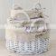 white wicker Basket Product Type Baby Shower Gifts used Small Wicker shower basket