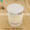 Large Frosted Glass Fern Candle Holders with silver metal lids