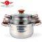 2016 Hot Selling Stainless Steel Casserole set Cooking Pot Soup Pot with glass lid Cookware Set
