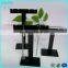 Fashion design elegant counter top white perspex jewelry display stand for necklace acrylic bracelet display cube