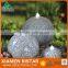 Natural Granite Stone Outdoor Fountain Three Pillar and Balls