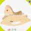 2017 wholesalers rocking horse wooden rocking horse high quality wooden rocking horse W16D082B