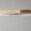 high quality wooden handle brass wire brush