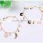 cat bowknot star moon gold charms bracelet gold chain bracelet