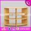 Best design nursery school combination cartoon wooden kids toy organization W08C201