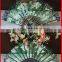 handmande rose pattern lace fan