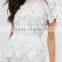 guangzhou wholesale clothing lace top women maple leaf lace dress