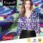 custom design digital print 100% cotton fabric for dress or decoration