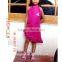 Sleeveless Fashion Children Clothes Ruffle Frock Dress Designs For Small Girls HSd6044