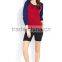 Guangzhou manufacturer OEM raglan sleeve plain sweatshirts women clothing