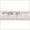 Kearing brand, 14'' & 24'' length metal L ruler, aluminum L shape ruler for sewing market, high quality metal ruler # 5124A