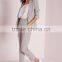 hot sale girls grey chic cigarette pants low price