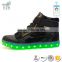 2016low MOQ with app controlled bluetooth twin lamp dance ODM led light up shoes