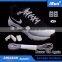 Non-Slip No Need Tie Runners Work Shoes Gray Flat Elastic Easy Shoelaces - Lazy Untied Elastic Anchor Shoelaces - Accept Custom
