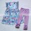 2017 Newest Spring Clothing Set Hot Sale Princess Dress Baby Girl Boutique Outfits Girls Ruffles pearl dress