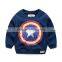 Wholesale autumn long sleeves boys kids cotton printed sweatshirt