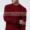 Mans round colloar cable knit pattern pullover sweater with high quality